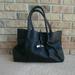 Burberry Bags | Authentic Burberry Leather Tote W Horn Toggle And Nova Check | Color: Black | Size: Os