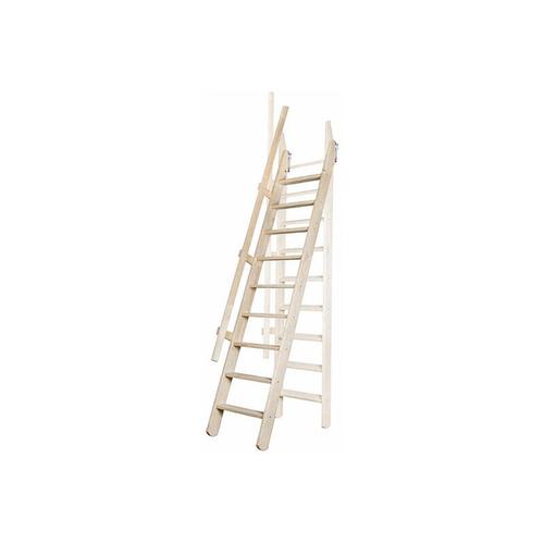 Matisère – Klappbare Raumspartreppe : Breite 55cm – Holz naturfarbig – 1 Handlauf – msp/bn