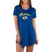 Women's Concepts Sport Royal Los Angeles Rams Marathon Knit Nightshirt