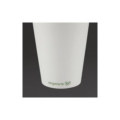 Vegware kompostierbare Heißgetränkebecher 34cl Weiß