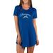 Women's Concepts Sport Royal Los Angeles Chargers Marathon Knit Nightshirt