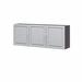 Red Barrel Studio® Scholl 54" Wall Cabinet Manufactured Wood in Gray | 20.3 H x 54 W x 12.4 D in | Wayfair D1C244EF1B0F42179B678067CB362039