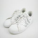 Adidas Shoes | Adidas Cloudfoam White & Silver Athletic Sneakers | Color: Silver/White | Size: 10