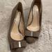 Jessica Simpson Shoes | Jessica Simpson Bow Wedge Pump | Color: Brown/Tan | Size: 6