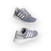 Adidas Shoes | Adidas Cloudfoam Qt Racer Sneakers Clear Onix / Cloud White Grey 8m | Color: Gray/White | Size: 8