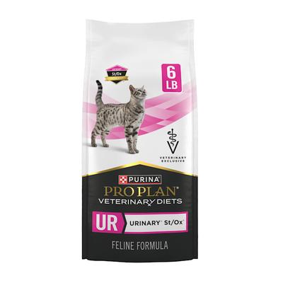 Purina Pro Plan Veterinary Diets UR Urinary St/Ox Feline Formula Dry Cat Food, 6 lbs.