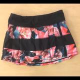 Lululemon Athletica Shorts | Lululemon Women’s Tennis Skort | Color: Black/Pink | Size: 2 Reg