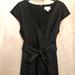 J. Crew Dresses | J. Crew Short Sleeved V Neck Black Dress Size 6 | Color: Black | Size: 6