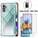 Coque Redmi Note10 5G Bumper Coque pour Xiaomi Redmi Note 10 5G Protecteur Hydrogel Xiaomi Note 10