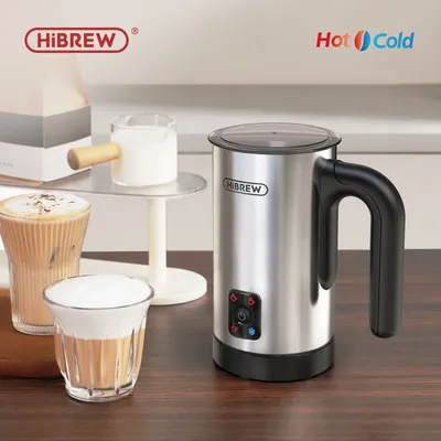 Hiinvasif-Mousseur à lait entièrement automatique chauffe-lait latte froid et chaud cappuccino