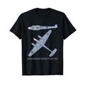 Messerschmitt Bf 110 German WW2 Fighter Bomber Plane Diagram T-Shirt