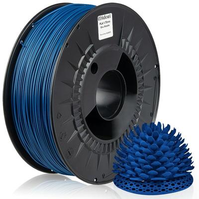 Midori - 3D Drucker 1,75mm pla Filament 1kg Spule Rolle Premium Blau Metallic - Blau Metallic