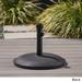 Tulare Outdoor 33 lbs Circular Concrete Umbrella Base by Christopher Knight Home