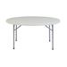 NPS 60" Heavy Duty Round Folding Table - N/A