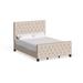 Knightsbridge Tufted Nailhead Chesterfield Bed with Footboard by iNSPIRE Q Artisan