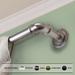 InStyleDesign Industrial Steel Pipe 1-inch Adjustable Curtain Rod