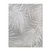 Gertmenian Paseo Paume Grey Casual Palm Leaf Flatweave Indoor/ Outdoor Area Rug