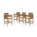 Casa Acacia Wood 46-inch Outdoor Bar Stools (Set of 4) by Christopher Knight Home