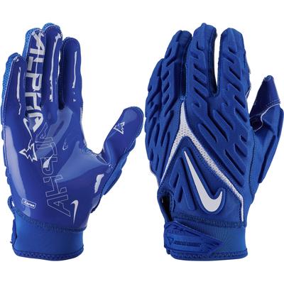 Nike Superbad 6.0 Adult Football Gloves Royal/Whit...
