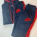 Nike Matching Sets | Nike Jogger Sweatsuit | Color: Blue/Red | Size: 7b