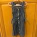 Zara Dresses | Girls Denim Jumper Size 7 | Color: Blue | Size: 7g