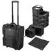 Byootique Beet Rolling Makeup Train Case Soft Sided Cosmetic Travel in Black | 11 D in | Wayfair 12MKC034-N46S-06.V1