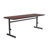 Correll, Inc. Desk Wood/Metal in Black | 29 H x 60 W x 24 D in | Wayfair CSA2460-20