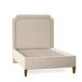 Braxton Culler Copper Low File Standard Bed Upholstered in Gray/Black | 69 H x 82 W x 88 D in | Wayfair 810-026K/0120-81/HAVANA