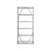 Artistica Home Metal Designs Ellipse Etagere in White/Brown | 80 H x 36 W x 19 D in | Wayfair 2234-991-46