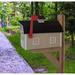 Amish Mailbox, Handmade, Dutch Barn Style Mailbox, Wood in Brown | 12 W in | Wayfair 163D