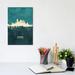 East Urban Home 'Pittsburgh Pennsylvania Skyline' by Michael Tompsett - Wrapped Canvas Painting Print Canvas | 12 H x 8 W x 0.75 D in | Wayfair