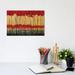 East Urban Home Abstract Tall Red Trees by Patty Baker - Wrapped Canvas Painting Canvas in Green/Red/Yellow | 8 H x 12 W x 0.75 D in | Wayfair