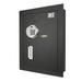 Ultimate Safe® Ultimate Safe 0.52 Cu Ft Biometric Fingerprint Hidden Wall Safe w/ Triple Blade Lock, in Black/Gray | 21 H x 16 W x 4 D in | Wayfair