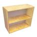 Kids' Station Kubeez Solo 2-Tier Birch Storage Cabinet, 1-Pack, Hardboard Back, Ready To Assemble Wood in Brown | 24 H x 28 W x 13 D in | Wayfair