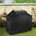 SereneLife Barbecue Grill Cover - Fits up to 12" Polyester in Black/Gray | 2.36 H x 11.81 W x 9.84 D in | Wayfair SLGCS