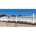 SnapFence® 48 Ft. X 16 In. Privacy Lattice Fence Toppers Vinyl in White | 16 H x 1.5 W x 1.5 D in | Wayfair FT48BM