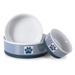 Design Imports Pet Bowl Porcelain/Stoneware (dishwasher safe)/Ceramic in Blue | 2 H x 4.25 W x 4.25 D in | Wayfair CAMZ37263