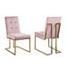Everly Quinn Schacht Velvet Side Chair Upholstered/Velvet in Pink/Yellow | 36 H x 19 W x 25 D in | Wayfair 311FCA96874A4E43B5239B61E09451EC