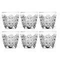 Everly Quinn Tumbler Glass - Double Old Fashioned - Set Of 6 - Glasses - Designed DOF Crystal Glass Tumblers - For Whiskey - Bourbon - Water - Beverage | Wayfair