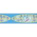 Zoomie Kids Annaghmore Windsurfing Woman Retro Wall Border Plastic in Blue | 7 H x 180 W x 0.01 D in | Wayfair ZMIE7192 45301334