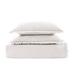 Birch Lane™ Deniaud Reversible Quilt Set Polyester/Polyfill/Microfiber in White | Twin Quilt + 1 Standard Sham | Wayfair