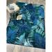 Blue 129 x 92 x 0.38 in Area Rug - Bay Isle Home™ Buhr Abstract Area Rug Polypropylene | 129 H x 92 W x 0.38 D in | Wayfair