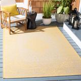 White/Yellow 63 x 0.2 in Area Rug - Sol 72 Outdoor™ Soraya Beige/Gold Indoor/Outdoor Area Rug | 63 W x 0.2 D in | Wayfair