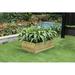 Arlmont & Co. Apolonia 3 ft x 1 ft Wood Raised Garden Bed Wood in Brown | 9.06 H x 31.5 W x 17.72 D in | Wayfair 80A1AD046109405997833D18096C6D81