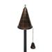 Legends International LLC Hawaiian Cone Tiki Torch Metal in Brown | 59 H x 8 W x 8 D in | Wayfair S-HW-P-BB