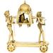 Bungalow Rose A Palanquin Carrying A Newlywed Bride Metal in Yellow | 13.8 H x 12.5 W x 6 D in | Wayfair F2E48934EAF246A7B5F10B47EB32B065