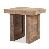 Loon Peak® Yaiza Solid Wood Butcher Block Style End Or Side Table in Gray | 19.7 H x 19.7 W x 19.7 D in | Wayfair 9DF9739F993A43CD80E66AB9C1048ADA