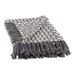 Gracie Oaks Ethelred 100% Cotton Throw in Gray | 60 H x 50 W in | Wayfair A5DE60C70AB54D29BDFCAFDC7834898C