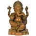 Bungalow Rose Ashirwad Ganesha Metal in Yellow | 12 H x 8 W x 6 D in | Wayfair 5F4AC2A5573D425BBE2EC415AEAB2B1F