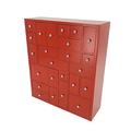Latitude Run® Mehikdip 13"x15"x4" Desk Organizer w/ Drawers in Wood-Modern Farmhouse mini storage organizer Manufactured Wood in Brown/Red | Wayfair